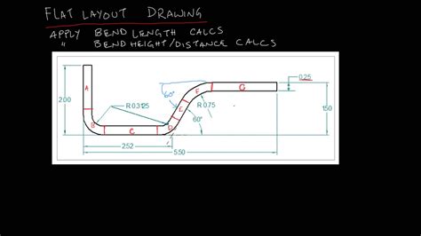 flat pattern calculation sheet metal|sheet metal flat pattern formula.